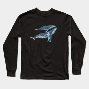 A Couple of Humpback Whales Long Sleeve T-Shirt